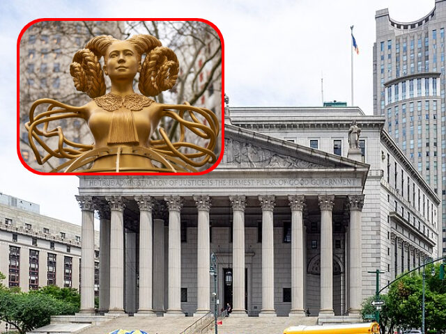 Pagan Horned Statue Featured on NYC Courthouse Pays Homage to Ruth Bader Ginsburg and Abortion