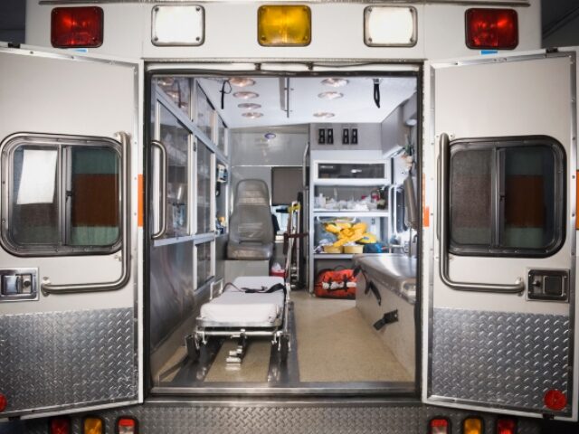 Interior of Ambulence