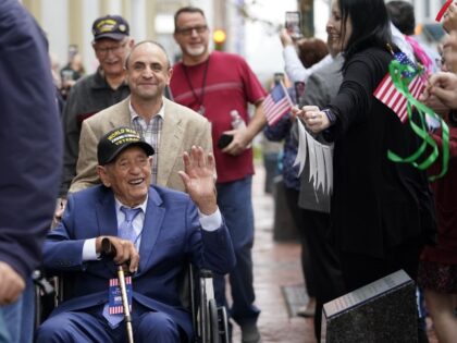 Pearl Harbor Veterans Birthday World War II veteran Joseph Eskenazi, who at 104 years and 11 months old is the oldest living veteran to survive the attack on Pearl Harbor, is greeted by staff as he arrives at the National World War II Museum to celebrate his upcoming 105th birthday …