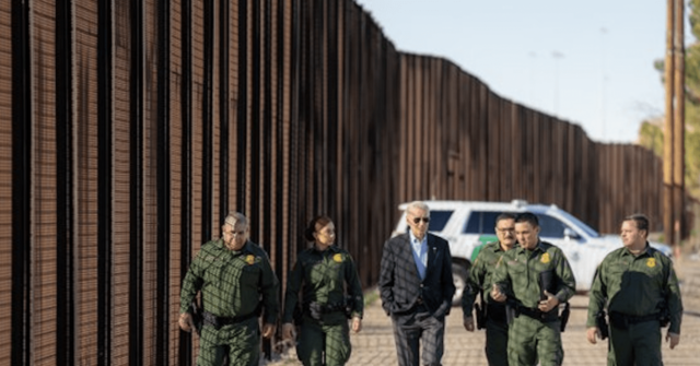 Biden Chooses 'Wall' for Photo of First Border Visit -- After Ending Trump's Project