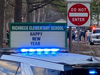 A teacher was injured in a shooting Friday afternoon, Jan. 6, 2023, at Richneck Elementary School in Newport News, Virginia, according to police and school officials. (Billy Schuerman/The Virginian-Pilot/Tribune News Service via Getty Images)