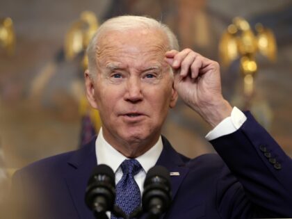 WASHINGTON, DC - JANUARY 25: U.S. President Joe Biden makes an announcement on additional