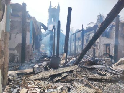 ROME — The Burmese army torched a historic Catholic church in the Archdiocese of Mandalay this week and also set fire to a convent of religious sisters.