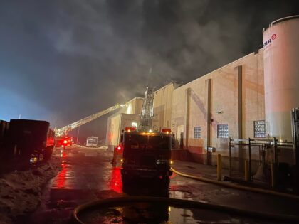 A fire at a Wisconsin Dairy Plant resulted in melted butter entering a storm sewer system, which ultimately spilled into an adjacent canal.