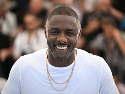 CANNES, FRANCE - MAY 21: Idris Elba attends the photocall for "Three Thousand Years Of Longing (Trois Mille Ans A T'Attendre)" during the 75th annual Cannes film festival at Palais des Festivals on May 21, 2022 in Cannes, France. (Photo by Stephane Cardinale - Corbis/Corbis via Getty Images)