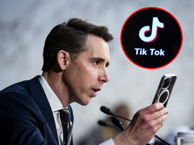 Senator Josh Hawley, a Republican from Missouri, holds a smart phone while speaking during a Senate Judiciary Committee hearing in Washington, DC, US, on Tuesday, Jan. 24, 2023. Senators during the hearing blamed Live Nation Entertainment's market dominance for soaring ticket prices and a terrible customer experience, complaints illustrated by …