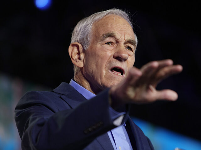 MIAMI, FLORIDA - JUNE 04: Former U.S. Rep. Ron Paul (R-TX) speaks at the Bitcoin 2021 Convention, a crypto-currency conference held at the Mana Convention Center in Wynwood on June 04, 2021 in Miami, Florida. The crypto conference is expected to draw 50,000 people and runs from Friday, June 4 …