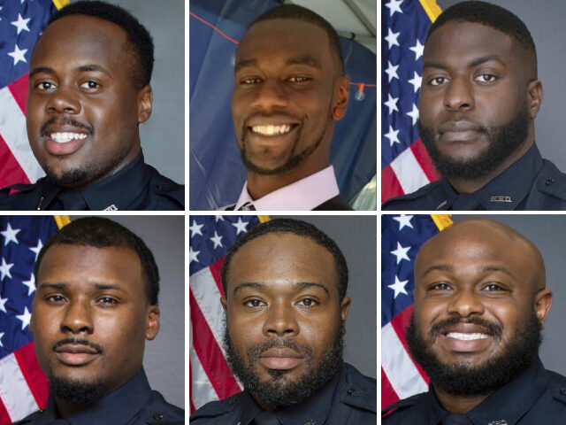 Top left to right: Officer Tadarrius Bean, Tyre Nichols, and Officer Emmitt Martin III; bo