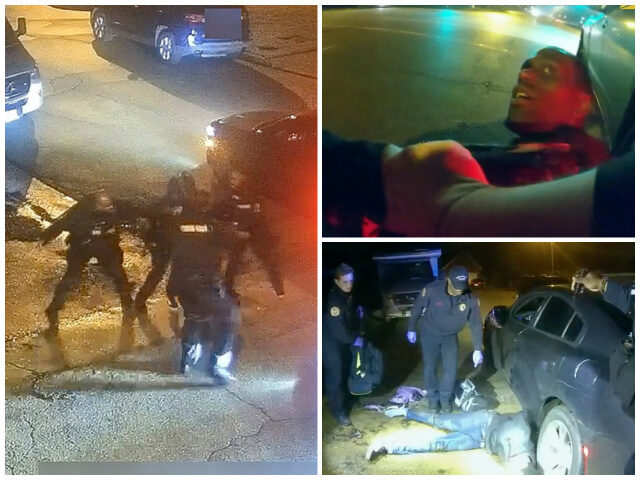 The images from video released on Jan. 27, 2023, by the City of Memphis, shows Tyre Nichols during a brutal attack by five Memphis police officers on Jan. 7, 2023, in Memphis, Tenn. Nichols died on Jan. 10. The five officers have since been fired and charged with second-degree murder …