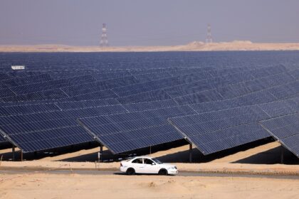 Al Dhafra project, described as the world's largest single-site solar plant, is due to bec