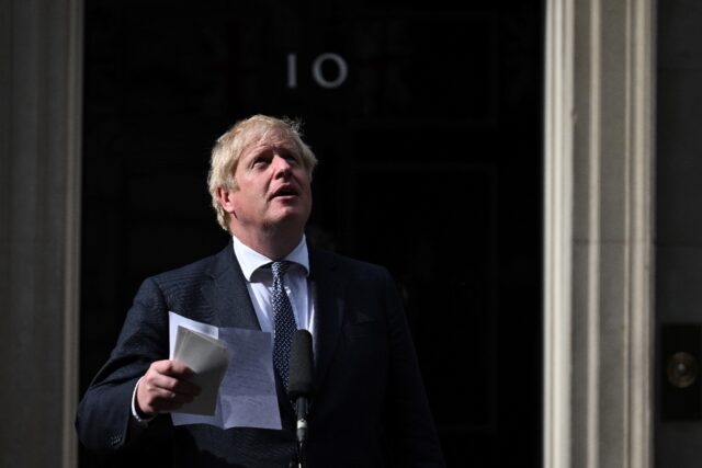 Britain's former prime minister Boris Johnson claims Russian President Vladimir Putin thre