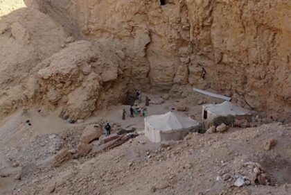 Egyptian archaeologist Mohsen Kamel said the tomb's interior was 'in poor condition'