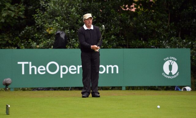 Five-time winner on the European Tour: Barry Lane of England at the 2012 British Open