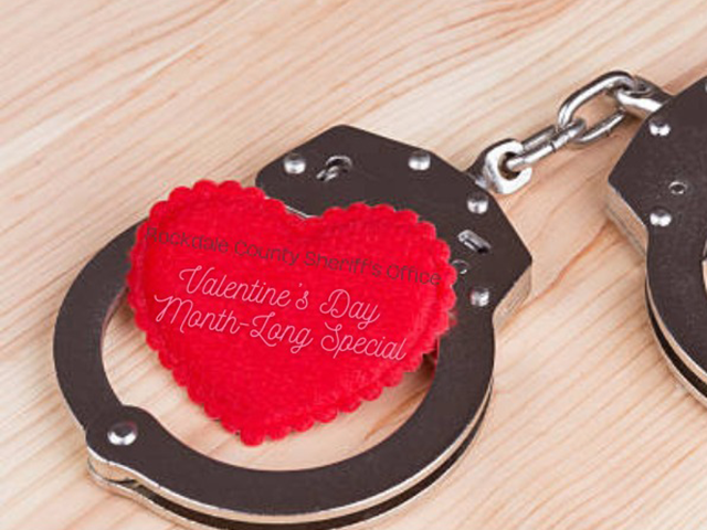 Sheriff Offers Valentine’s Day Special with ‘Platinum Bracelets’ for Exes with Warrants