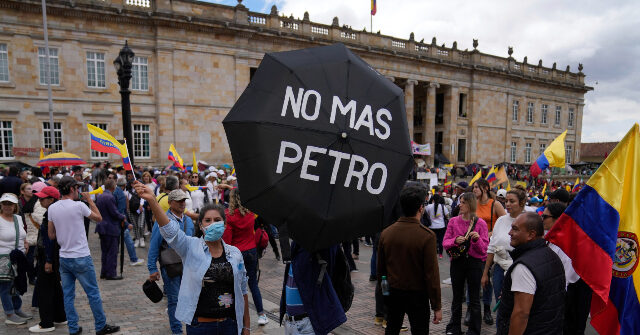 Nearly 50,000 Colombians Protest Against Leftist President Gustavo Petro - Vimarsana News