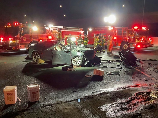 California Tesla Crash