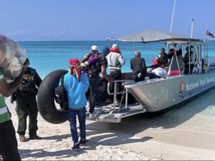 Cuban migrants apprehended at Dry Tortuga National Park (U.S. Border Patrol/Miami Sector)