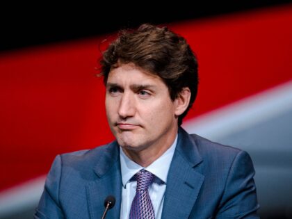 Canadian Prime Minister Justin Trudeau holds a press conference on the airline industry in Montreal, Quebec on July 15, 2021. - The funding announcement, towards greener aeronautic companies and electric aeronautics, was done in conjunction with the Quebec Prime Minister François Legault, and various company CEOs, such as CAE and …