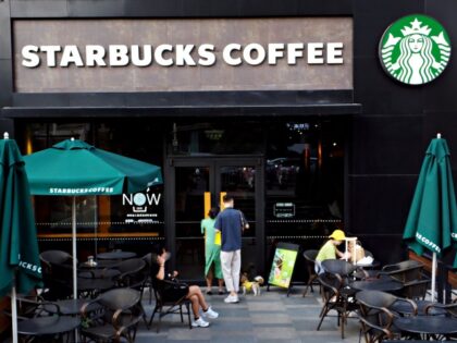 YICHANG, CHINA - MAY 4, 2022 - A Starbucks coffee shop is seen in Yichang, Hubei Province, China, May 4, 2022. Starbucks reported a 15% increase in consolidated net income to $7.6 billion for the second quarter of fiscal 2022 (January-March 2022), the highest consolidated net income for the second …