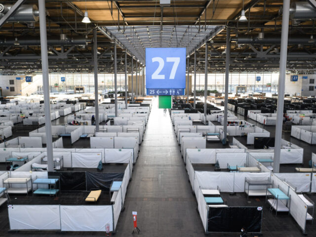 03 January 2023, Lower Saxony, Hanover: Beds for refugees are located in the field office