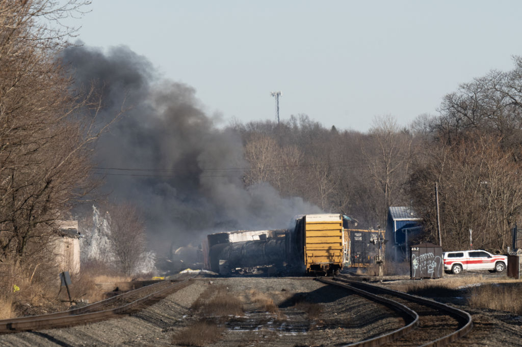 Toxic Ohio Train Derailment Sparks Federal Lawsuit Calls For Health Tests   GettyImages 1246796299 