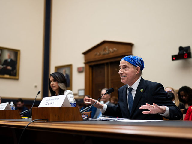 UNITED STATES - FEBRUARY 9: Rep. Jamie Raskin, D-Md., testifies during the Weaponization of the Federal Government Subcommittee hearing on "Weaponization of the Federal Government" in Washington on Thursday, February 9, 2023. (Bill Clark/CQ-Roll Call, Inc via Getty Images)
