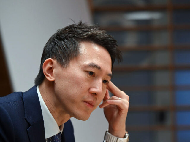 WASHINGTON, DC - FEBRUARY 14: TikTok CEO, Shou Zi Chew is interviewed at offices the company uses on Tuesday February 14, 2023 in Washington, DC.(Photo by Matt McClain/The Washington Post via Getty Images)