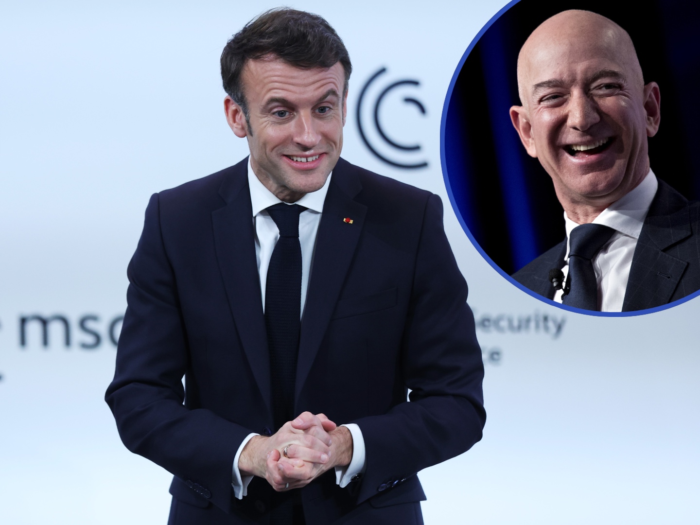 Macron Blasted for Honouring Jeff Bezos with France's Highest Award - Vimarsana News