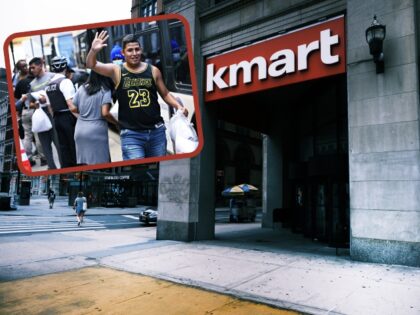 NEW YORK, NEW YORK - JULY 13: A closed Kmart store stands at Astor Place in New York’s East Village on July 13, 2021 in New York City. For over two decades, Kmart has been one of the only large retail stores in the area selling everything from bedding to …