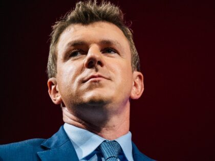 Project Veritas founder James O'Keefe looks on during the Conservative Political Action Co