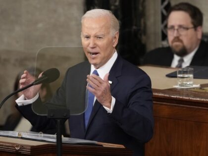 President Joe Biden delivers the State of the Union address to a joint session of Congress at the Capitol, Tuesday, Feb. 7, 2023, in Washington.(Susan Walsh/AP)