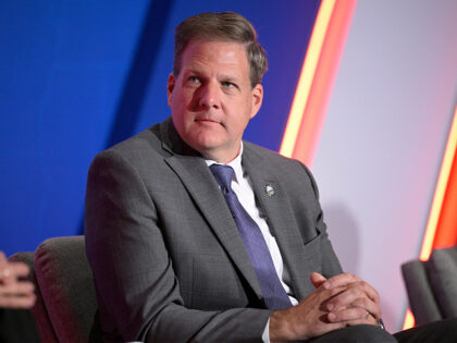 FILE - New Hampshire Gov. Chris Sununu takes part in a panel discussion during a Republican Governors Association conference on Nov. 15, 2022, in Orlando, Fla. Govs. Brian Kemp of Georgia and Sununu on Thursday, Dec. 15, immediately banned the use of TikTok and popular messaging applications from all computer …
