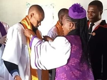 A pastor in Mozambique, Francisco Barajah, has died after trying to fast for 40 days to replicate what Jesus did, as the Bible records. He is pictured here during his consecration ceremony (Photo courtesy of family).