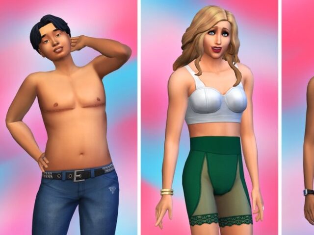 The Sims transgender characters