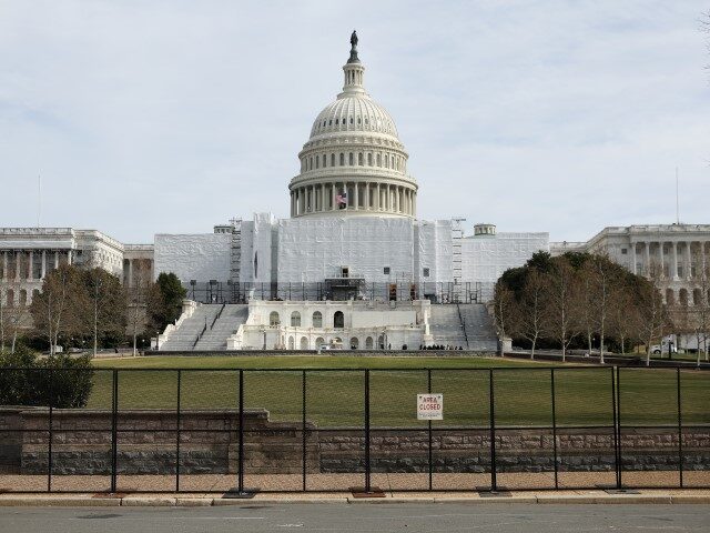 Security Fencing Is Installed Around The Capitol Building Ahead Of The State Of The Union Address WASHINGTON, DC - FEBRUARY 05: A security fence surrounds the U.S. Capitol on February 05, 2023 in Washington, DC. The fence is being installed as part of enhanced security measures ahead of President Joe …