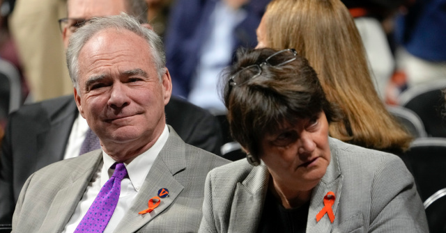 NextImg:Tim Kaine's Wife Denounces Declaration of Independence, Constitution