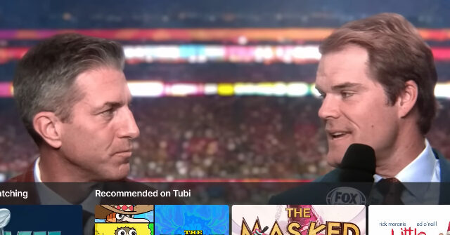 NextImg:WATCH -- Tubi Super Bowl Ad Made Fans Think They Missed the Game: 'Almost Had a Heart Attack'