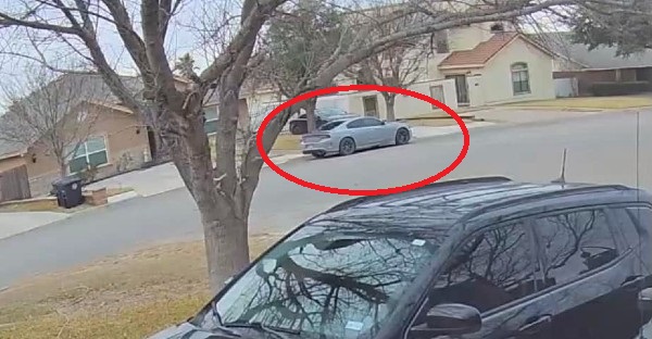 A residential security camera captures an image of the missing woman's car at the approximate time of her disappearance. (Security Camera Video Courtesy of Carlos Chavez)