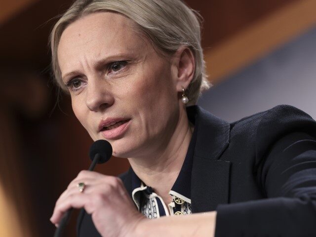 WASHINGTON, DC - MARCH 02: Ukrainian-American U.S. Rep. Victoria Spartz (R-IN) speaks at a