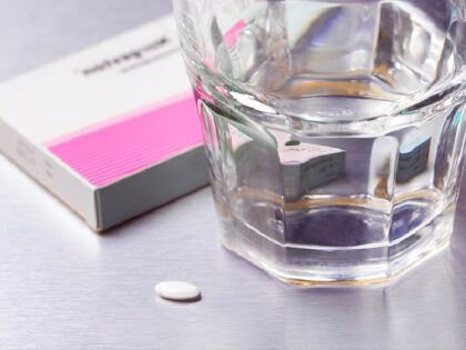 abortion pill / contraception/ morning after pill - stock photo