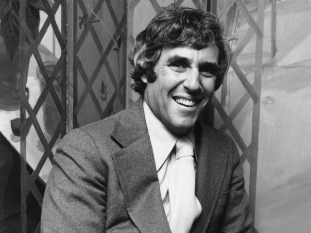 January 1971: Songwriter and conductor Burt Bacharach enjoying a glass of wine. (Photo by