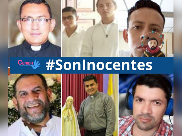 The four sentenced priests are Ramiro Tijerino, rector of the John Paul II University and