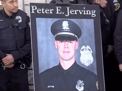 A suspect on probation for hit-and-run allegedly shot and killed police officer Peter Jerving on Tuesday morning in Milwaukee, Wisconsin.