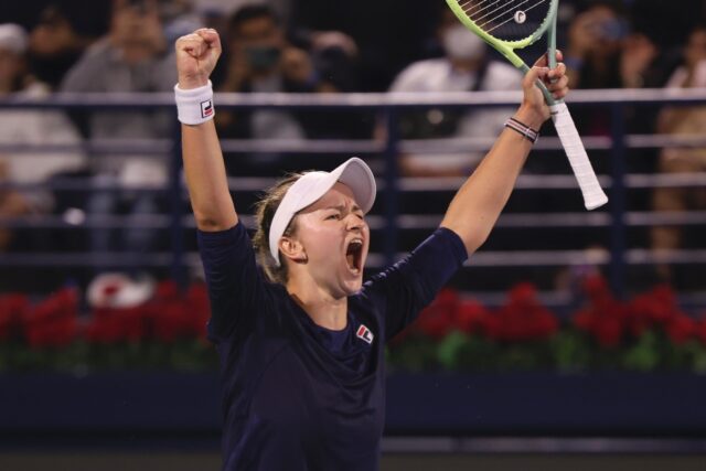 Barbora Krejcikova claimed the Dubai WTA title, to mark her sixth career title
