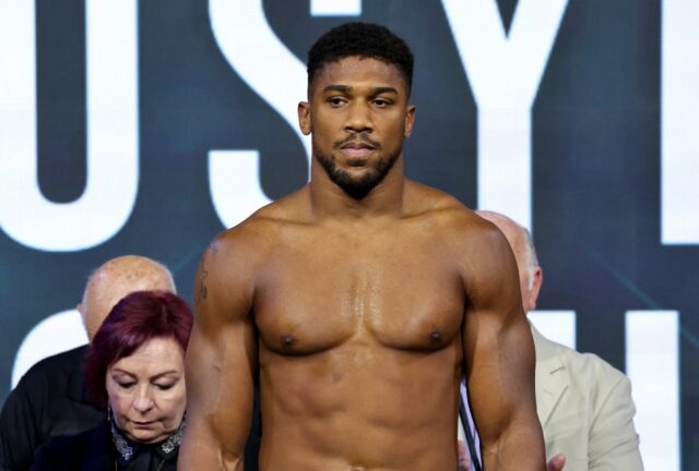 Britain's Anthony Joshua