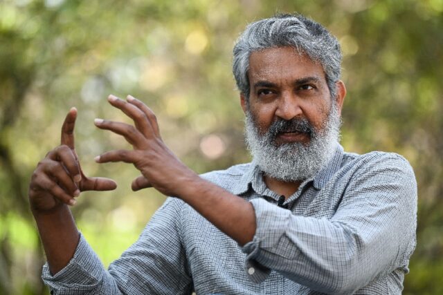 Director S.S. Rajamouli's films are all-singing, all-dancing spectacles -- and he is now a
