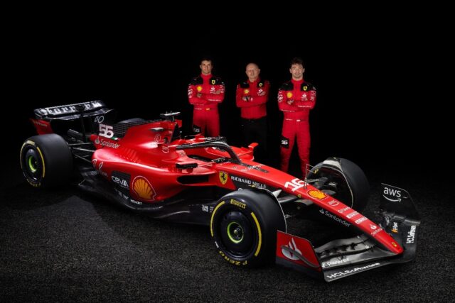 Ferrari has unveiled the new SF23 car for the upcoming Formula One season
