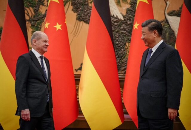 German Chancellor Olaf Scholz met Chinese President Xi Jinping in Beijing in a controversi