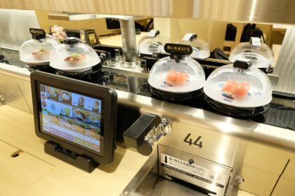Japanese restaurant chain Kura Sushi plans to install cameras above its conveyor belts to monitor customers