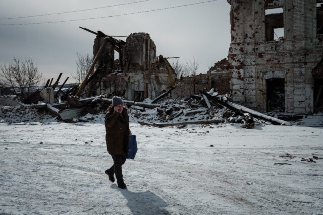 Kupiansk in the Kharkiv region of eastern Ukraine was seized by Russian forces in February